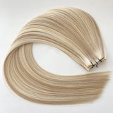 Hope (Warm Gold Blonde With Cool Lows) - Reinforced Handtied Weft